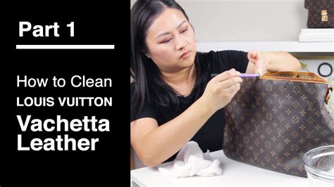 vachetta leather cleaning process